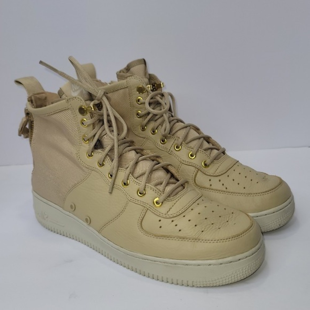 Nike SF Air Force 1 Mid Mens Sneakers 11.5 Sporty Y2K High Top Athletic Military